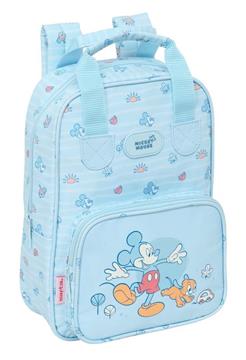 Imagen de Mochila Infantil Con Asas Mickey Mouse "Baby" 20x28x8 Cm