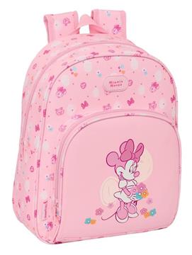 Imagen de Mochila Infantil Adapt.Carro Minnie Mouse "Baby" 28x34x10 Cm