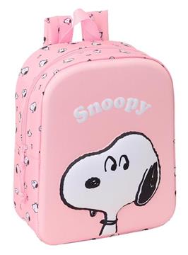 Imagen de Mochila Guarderia 3D Snoopy 3D 22x27x10 Cm