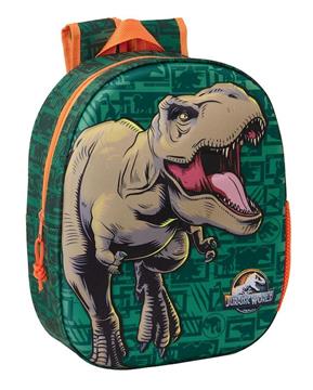 Imagen de Mochila 3D Jurassic World 3D 27x33x10 Cm