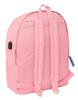 Imagen de Mochila Doble Para Portatil 15,6"+Usb El Pulpo "Rosa" 31x44x18 Cm
