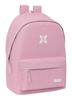Imagen de MOCHILA DOBLE PARA PORTATIL 15,6" CON USB MUNICH BASICOS "ROSA" 31X44X18 CM