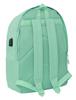 Imagen de MOCHILA DOBLE PARA PORTATIL 15,6" CON USB MUNICH BASICOS "TURQUESA" 31X44X18 CM