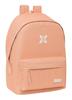 Imagen de MOCHILA DOBLE PARA PORTATIL 15,6" CON USB MUNICH BASICOS "PEACH" 31X44X18 CM