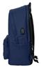 Imagen de MOCHILA DOBLE PARA PORTATIL 15,6" CON USB MUNICH BASICOS "MARINO" 31X44X18 CM