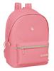 Imagen de Mochila Doble Para Portatil 15,6" Con Usb El Ganso Basics "Marsala" 31X44X18Cm