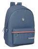 Imagen de Mochila Doble Para Portatil 15,6" Con Usb El Ganso Basics "Azul" 31X44X18Cm