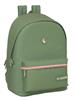 Imagen de Mochila Doble Para Portatil 15,6" Con Usb El Ganso Basics "Verde" 31X44X18Cm