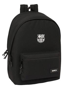 Imagen de Mochila Doble Para Portatil 15,6" Con Usb F.C.Barcelona Chica Negro 31X44X18 Cm