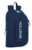 Imagen de Mini Mochila Cremallera Vertical Benetton "Green" 22X39X10Cm