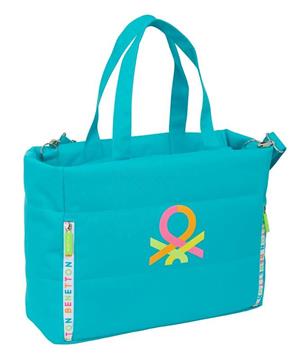 Imagen de Bolso Con Bolsillo Para Portatil 14,1'' Benetton "Summer" 40X31X17Cm