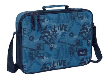 Imagen de Cartera Extraescolares Safta "New Edition" 38x28x6 Cm