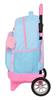 Imagen de Mochila Gde. C/Ruedas Compact Evol. Ext. Blackfit8 "Smile" 33x45x22 Cm