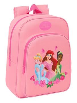 Imagen de Mochila Infantil Adapt.Carro Princesas 26X34X11Cm