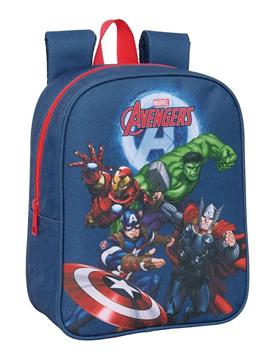 Imagen de Mochila Guarderia Adapt.Carro Avengers 22X27X10Cm