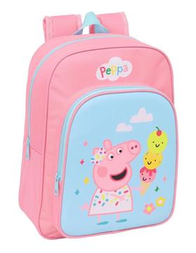 Imagen de Mochila Infantil Adapt.Carro Peppa Pig 26X34X11Cm