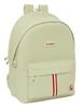 Imagen de Mochila Doble Para Portatil 15,6"+Usb El Ganso Basics "Beige" 31x44x18 Cm