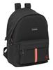 Imagen de Mochila Doble Para Portatil 15,6"+Usb El Ganso Basics "Black" 31x44x18 Cm