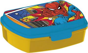 Imagen de Sandwichera Rectangular Spider-Man "Attack" 17X5,6X13,3Cm