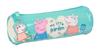 Imagen de Portatodo Redondo Peppa Pig "Pretty Flowers" 20X7X7Cm