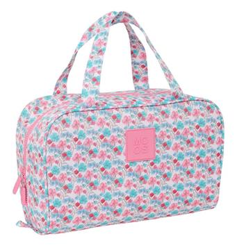 Imagen de NECESER RECTANGULAR RECICLADO MOOS "FLORES" 31X14X19 CM