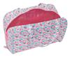 Imagen de NECESER RECTANGULAR RECICLADO MOOS "FLORES" 31X14X19 CM