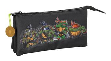 Imagen de PORTATODO TRIPLE TORTUGAS NINJA 22X12X3 CM