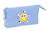 Imagen de Portatodo Triple Reciclado Smiley World "Joyful" 22X12X3Cm