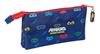 Imagen de PORTATODO TRIPLE PJMASKS "READY" 22X12X3 CM
