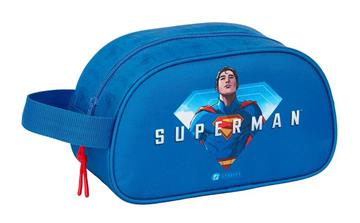 Imagen de Neceser 1 Asa Adapt.Carro Superman 26x15x12 Cm