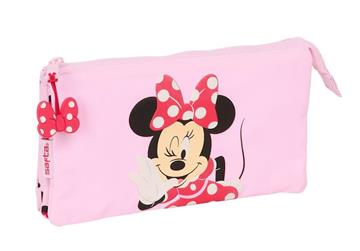 Imagen de Portatodo Triple Minnie Mouse "Naive" 22X12X3Cm