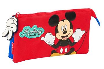Imagen de Portatodo Triple Mickey Mouse "Good Day" 22X12X3Cm