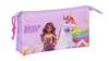 Imagen de Portatodo Triple Unicorn Academy 22x12x3 Cm