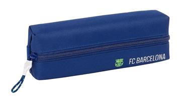 Imagen de Portatodo Rectangular C/Goma Elast. 22Cm F.C. Barcelona Navy Blue 22X4X7Cm