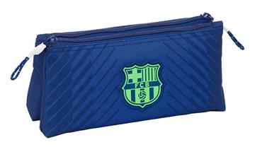 Imagen de Neceser Pqño. Doble F.C. Barcelona Navy Blue 22X10X8Cm