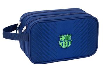 Imagen de Neceser 2 Cremalleras Adapt.Carro F.C. Barcelona Navy Blue 26X15X12,5Cm