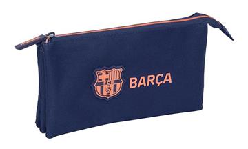 Imagen de Portatodo Triple F.C.Barcelona 2ª Equipacion 22X12X3Cm