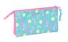 Imagen de Portatodo Triple Gabby'S Dollhouse "Confetti" 22x12x3 Cm