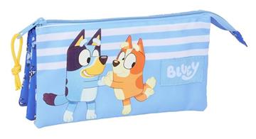 Imagen de Portatodo Triple Bluey "Let'S Play" 22x12x3 Cm