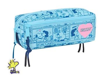 Imagen de Portatodo Triple Peq. C/Goma Elast. 20Cm Snoopy "Love" 22X8,5X6Cm