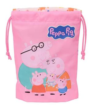 Imagen de Saquito Merienda Peppa Pig "Baby Pig" 20X25Xcm