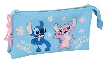Imagen de Portatodo Triple Stitch "Happy" 22x12x3 Cm