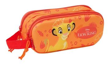 Imagen de PORTATODO DOBLE 3D EL REY LEON 21X8X6 CM