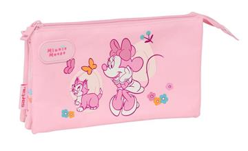 Imagen de Portatodo Triple Minnie Mouse "Baby" 22x12x3 Cm