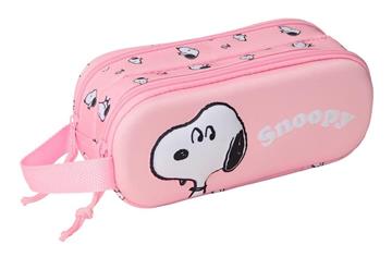 Imagen de Portatodo Doble 3D Snoopy 3D 21x8x6 Cm