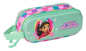 Imagen de Portatodo Doble 3D Gabby'S Dollhouse 3D 21x8x6 Cm