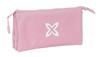 Imagen de PORTATODO TRIPLE MUNICH BASICOS "ROSA" 22X12X3 CM