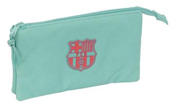 Imagen de Portatodo Triple F.C.Barcelona Chica Musgo 22X12X3 Cm