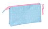Imagen de Portatodo Triple Blackfit8 "Smile" 22x12x3 Cm