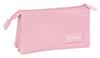 Imagen de Portatodo Triple El Ganso Basics "Pink" 22x12x3 Cm